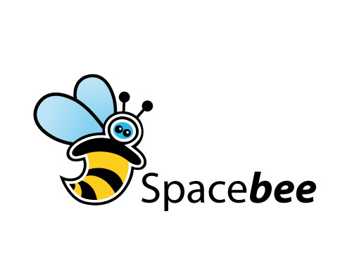 Logo, Biene, Astronautenbiene, Markenzeichen, Label,