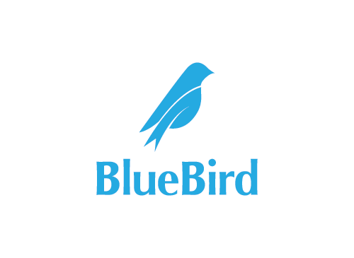 Vogel Logo, Blau Logo