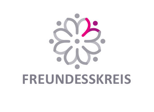 Blume Logo, Menschen Logo, Kreis Logo