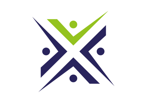 , Checkmark, Menschen, X, Logo