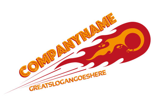 Kometen-Logo fr diverse Branchen
