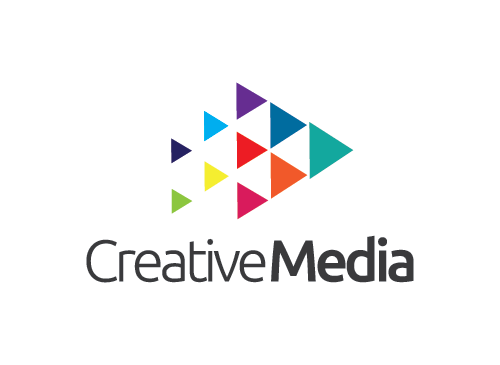 Dreieck Logo, Medien Logo, Internet Logo