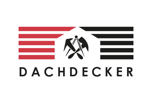 , Zeichen, Signet, Dachdecker, Logo