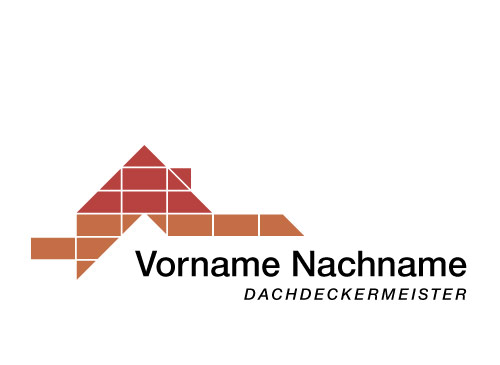 Logo, Haus, Dach, Dachdecker, Dachausbau,