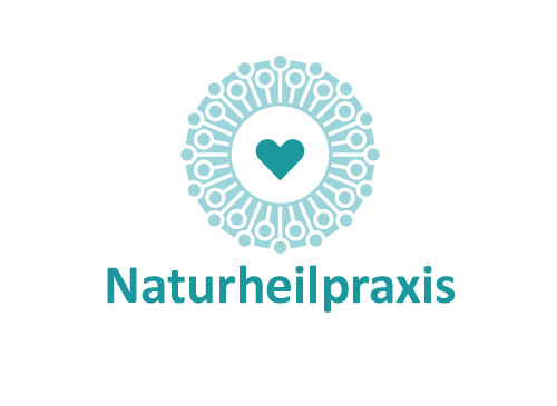 Arztpraxis Logo, Heilpraktiker Logo, Dandelion Logo, Herz Logo