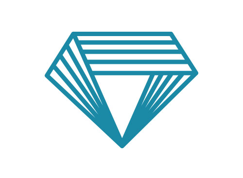 , Diamant Logo abstrakt