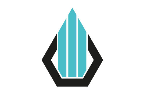 Diamant Logo abstrakt