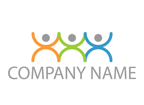 kologisch, Zeichen, Zeichnung, Symbol, Person, Menschen, Gruppe, Logo