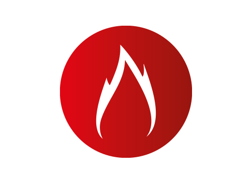 Zeichen, Signet, Logo, Feuer, Flamme, Haustechnik