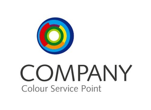 Logo Farbspektrum im Kreis