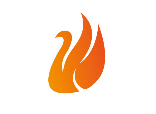 Zeichen, Zeichnung, Feuer, Flamme, Feuervogel, Phnix, Logo