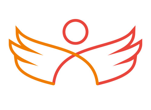 ��, Mensch Logo, Fl�gel Logo kaufen