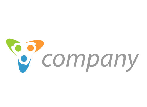 kologisch, Zeichen, Zeichnung, Symbol, Menschen, Gruppe, Netzwerk, Multimedia, IT, Dienstleistungen, Logo