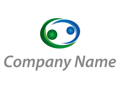 , Zwei abstrakte Personen, Coaching, Consulting, Beratung, Logo