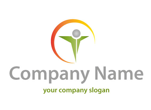 kologisch, Zeichen, Zeichnung, Symbol, Person, Kreis, Sonne, Logo