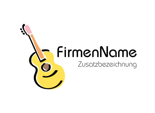 Logo fr Gitarrenshop, Gitarrenunterricht, klassische Gitarre