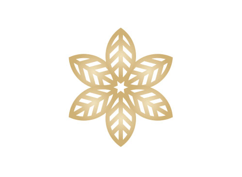 , Goldene Blume Logo kaufen