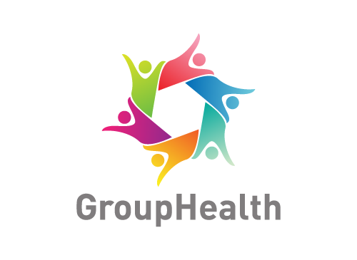 Gruppen Logo, Menschen Logo, Kinder Logo, Soziale Logo