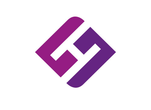 Zeichen, zweifarbig, H, Logo
