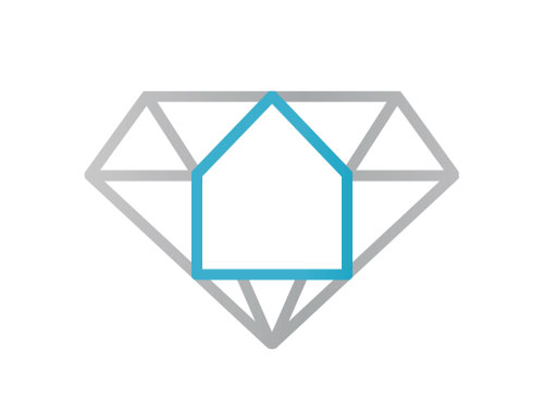 , Haus Logo, Diamant Logo