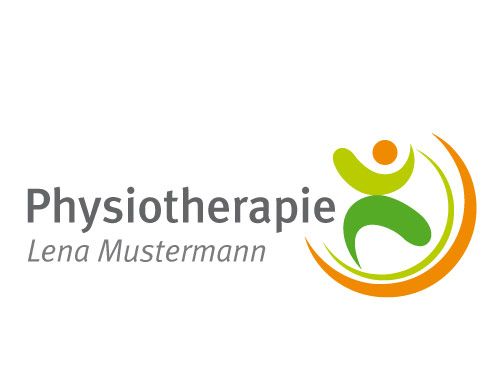 Logo, Markenzeichen, Mensch in Bewegung, Physiotherapie, Heilpraktik, medizinische Gymnastik