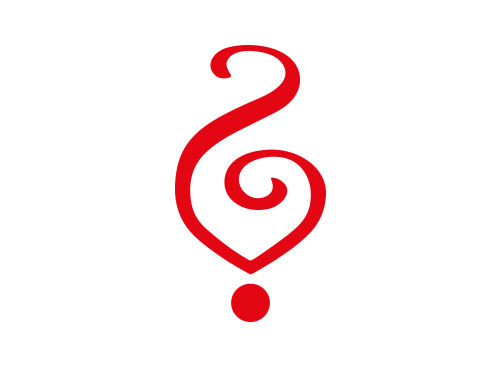 , Herz Logo Fragezeichen