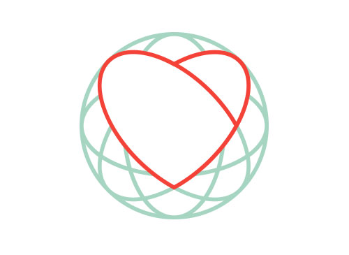 , Herz Logo, Kreis Logo, Linien Logo, Globus Logo