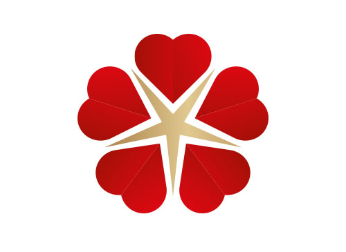 Herzen, Stern, Logo