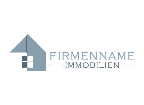 Immobilien, Makler, Bau, Logo