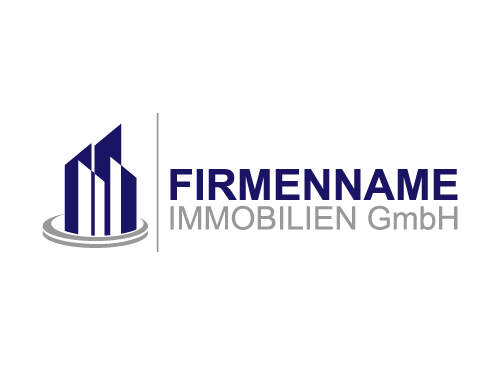 Immobilien Logo, Grundstcke Logo, Architekt Logo, Bau Logo, Makler Logo