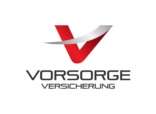 Buchstabe V Logo, Versicherung Logo, Immobilien Logo, Finance Logo