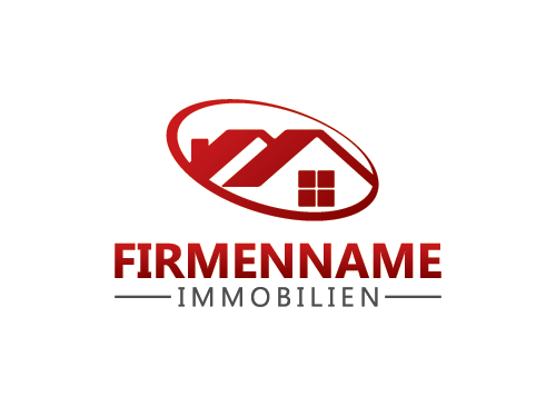 Immobilien Logo, Haus Logo, Makler Logo, Malen Logo