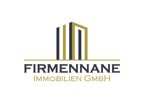 Immobilien Logo, Bau Logo