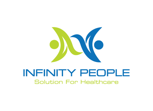 Unendlichkeit Logo, Gesundheitswesen Logo, Sorgfalt Logo