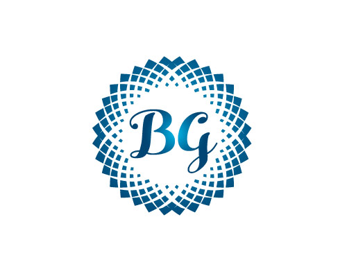 Logo Musterkreis mit Initialen B und G