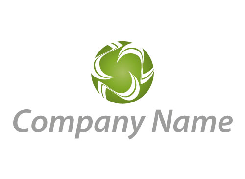kologisch, Zeichen, Zeichnung, Natur, Kugel, Kreis in grn Logo