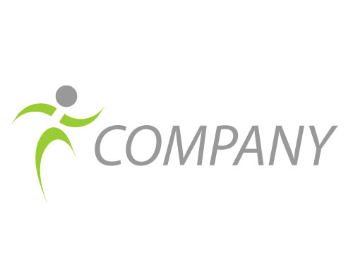 , komedizin, Zweifarbig, Zeichen, Zeichnung, Symbol, Person, Kreis, Fitness, Sport, Logo