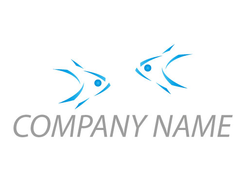 Zwei Fische, Fische, See, Zoo, Logo