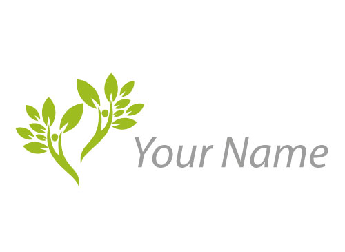 Natur, Personen, Bume Logo