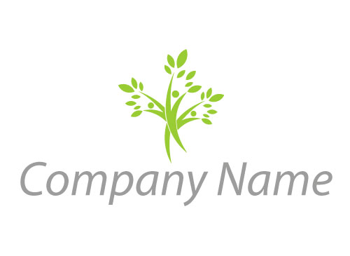 kologisch, Zeichen, Zeichnung, Symbol, Pflanzen, Bume, Menschen, Logo