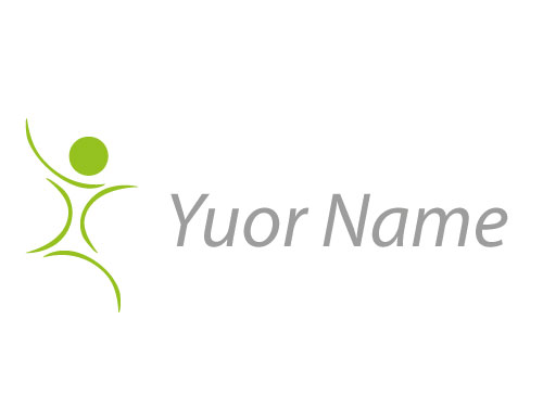 , ko-Medizin, Zeichen, Zeichnung, Symbol, Person, Orthopdie, Chiropraktiker, Physiotherapie, Osteopathie, Fitness, Sport, Logo
