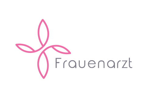 Lilie Logo, Frauenarztpraxis Logo