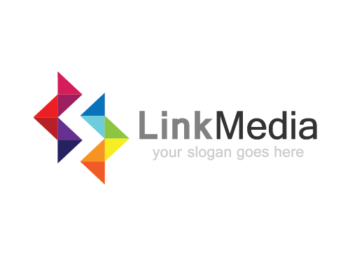 Logo Medien, Link, Dreieck, Kommunikation