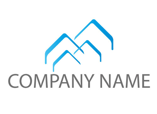 kologisch, Zweifarbig, Zeichen, Zeichnung, Symbol, Dcher, Huser, Immobilien, Logo
