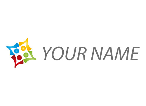 kologisch, Zeichen, Zeichnung, Personen, Menschen, Team, Familie, Logo
