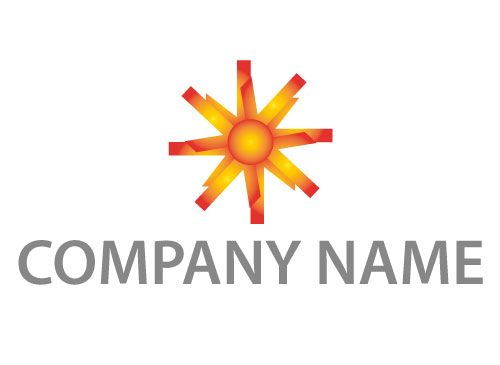kologisch, Zeichen, Zeichnung, Symbol, Sonne, Stern, Umwelt, Energie, Logo
