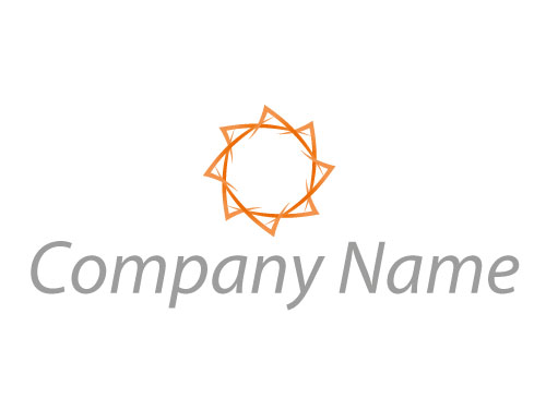kologisch, Zeichen, Zeichnung, Sonne, Stern, Energie, Solar, Logo