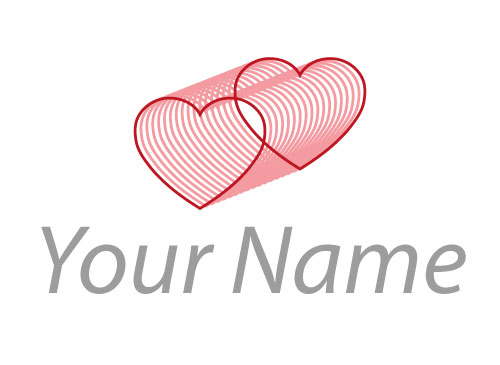 Zweifarbig, Viele Herzen, Logo