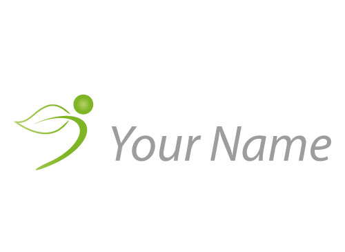 Person, Blatt, Pflanze, Logo