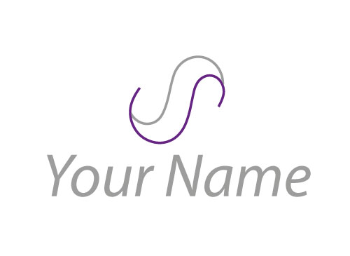 kologisch, Zweifarbig, Zeichen, Zeichnung, Symbol, Buchstabe S, Logo